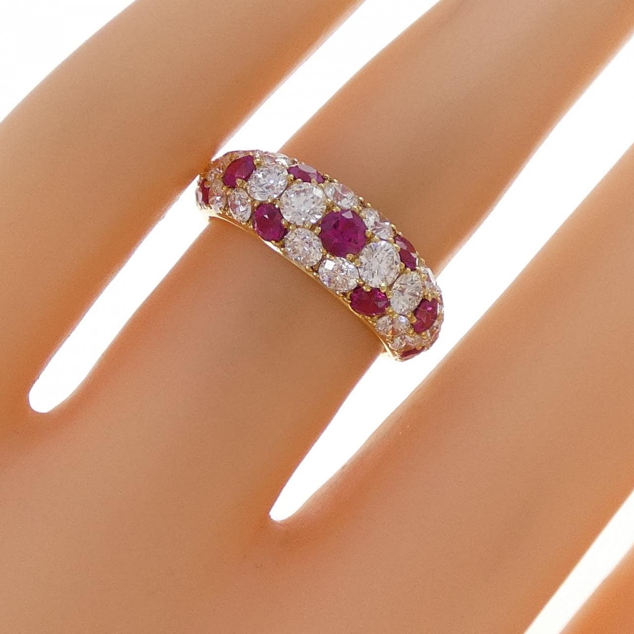 チャー ルビー リング 0.86CT