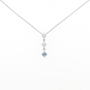 PT900/PT850 グランディディエライト ネックレス 0.25CT