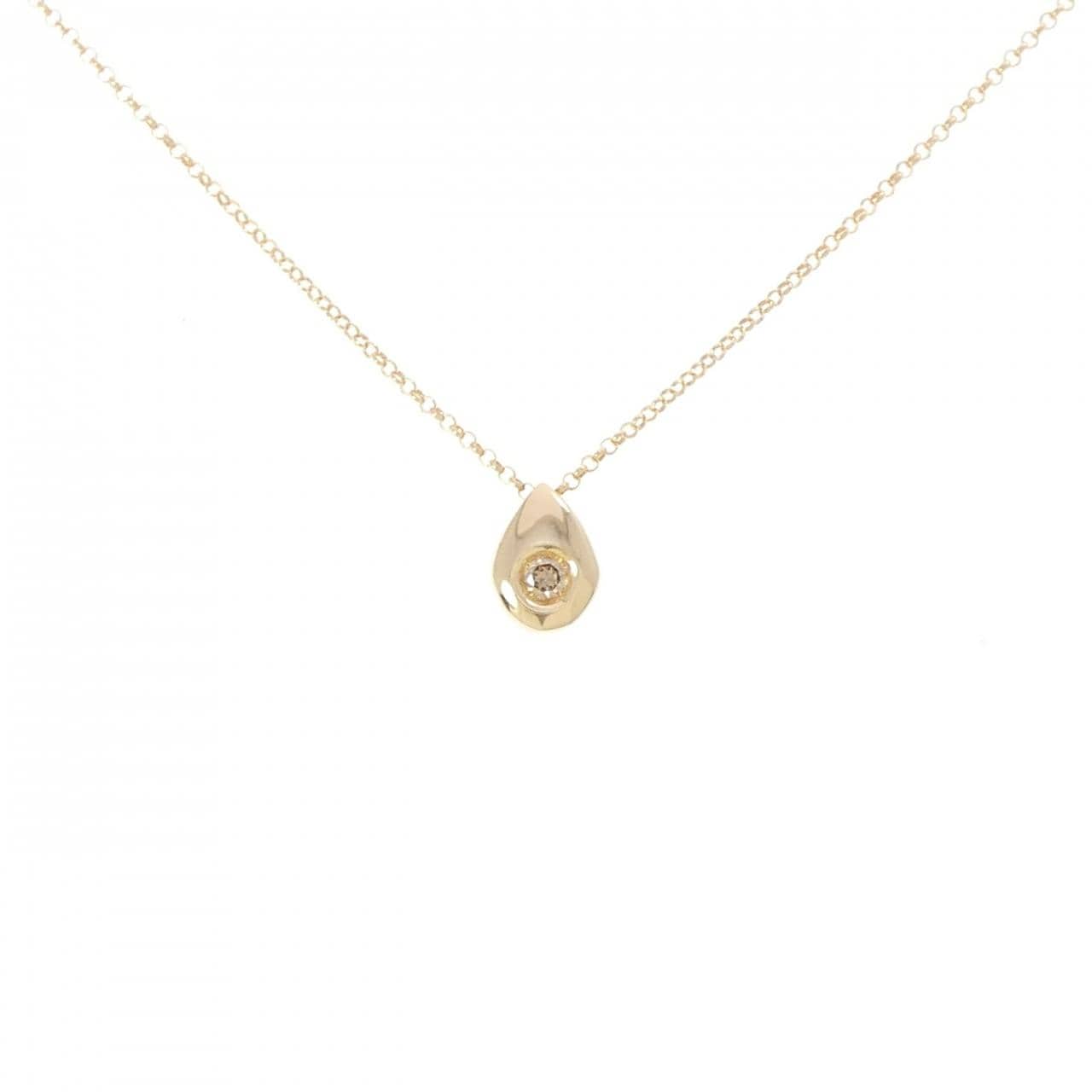 K18YG ダイヤモンド ネックレス 0.05CT