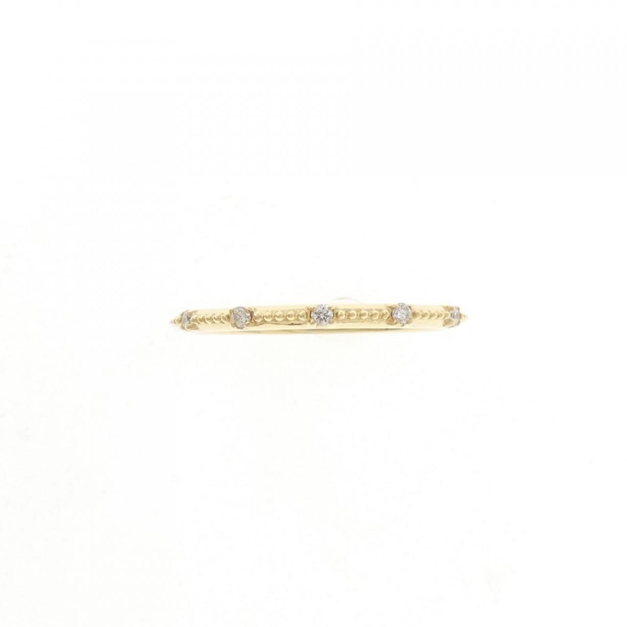 アガット ダイヤモンド ピンキー リング 0.025CT
