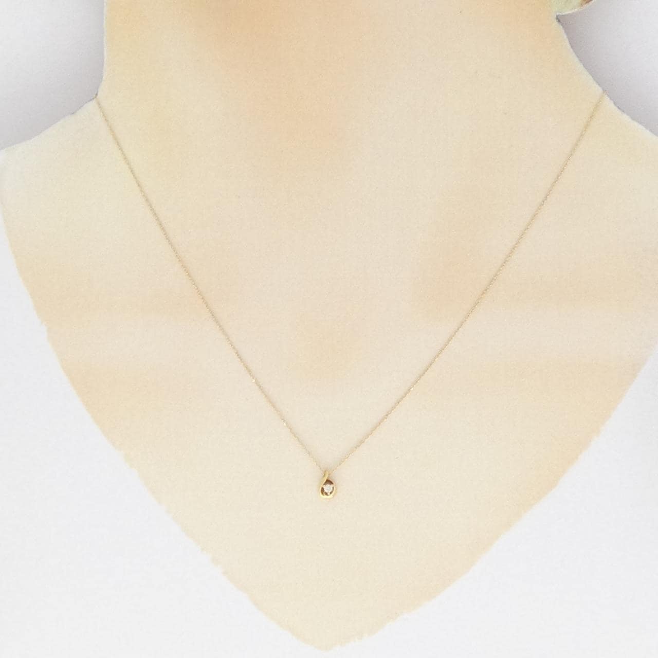 K18YG ダイヤモンド ネックレス 0.02CT