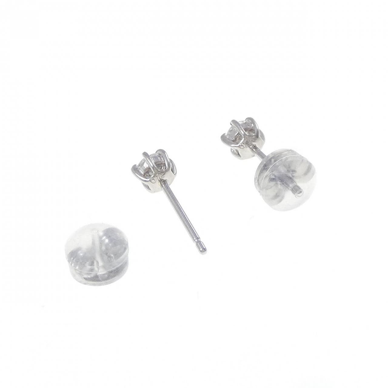 PT850/PT900 ソリティア ダイヤモンド ピアス 0.24CT
