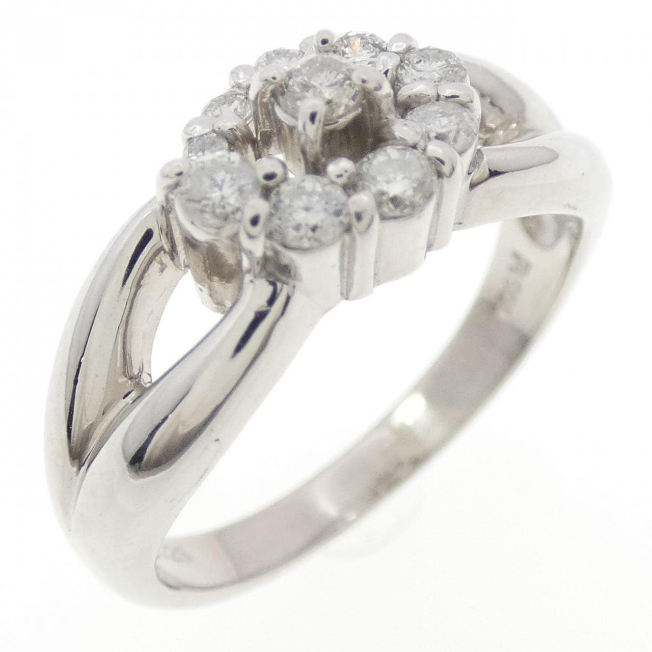 PT900钻石戒指0.25克拉