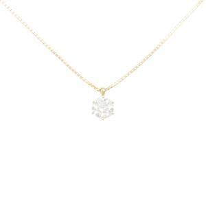 [BRAND NEW] K18YG Diamond Necklace 0.562CT G SI2 VG