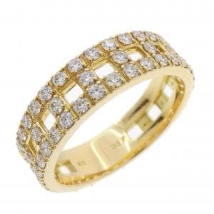 K18YG ダイヤモンド リング 0.87CT