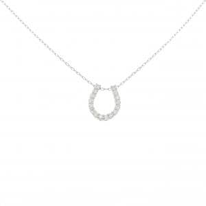 PT900/PT850 ホースシュー ダイヤモンド ネックレス 0.30CT