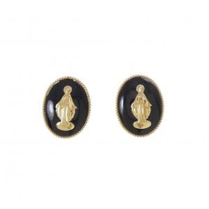 【新品】K18YG オニキス ピアス