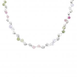 K18WG トルマリン ネックレス