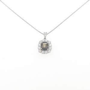 PT900/PT850 アレキサンドライト ネックレス 1.19CT