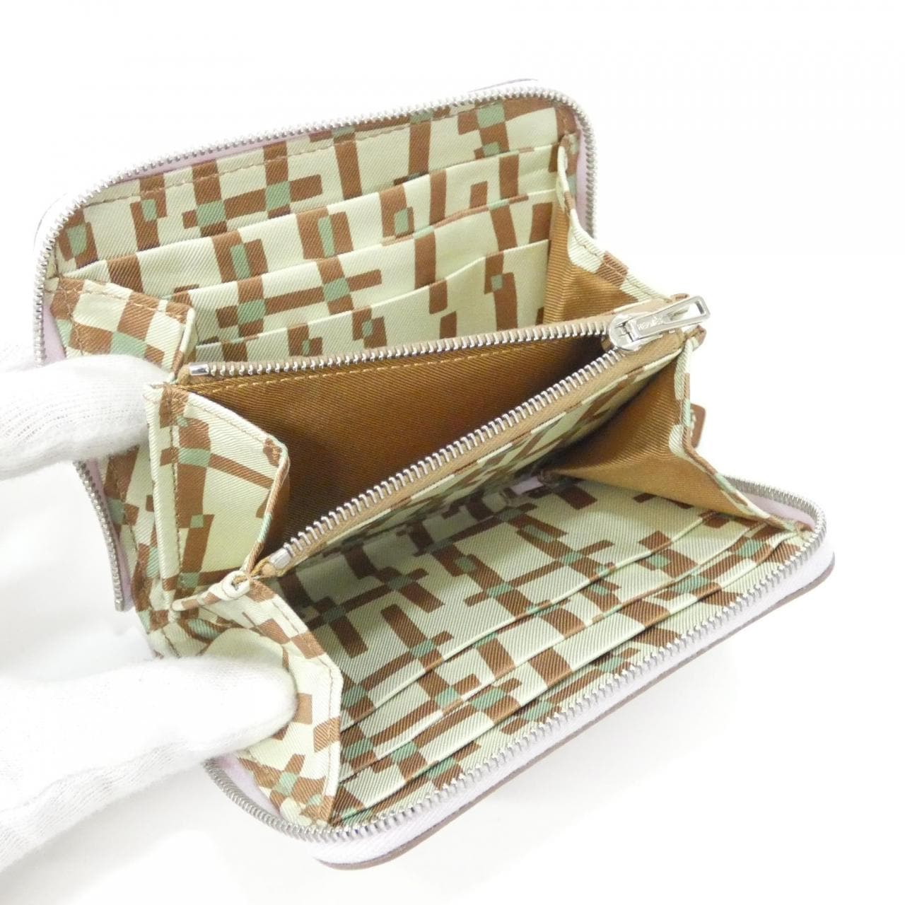 エルメス H EN FIL シルク イン コンパクト 084204CK 財布