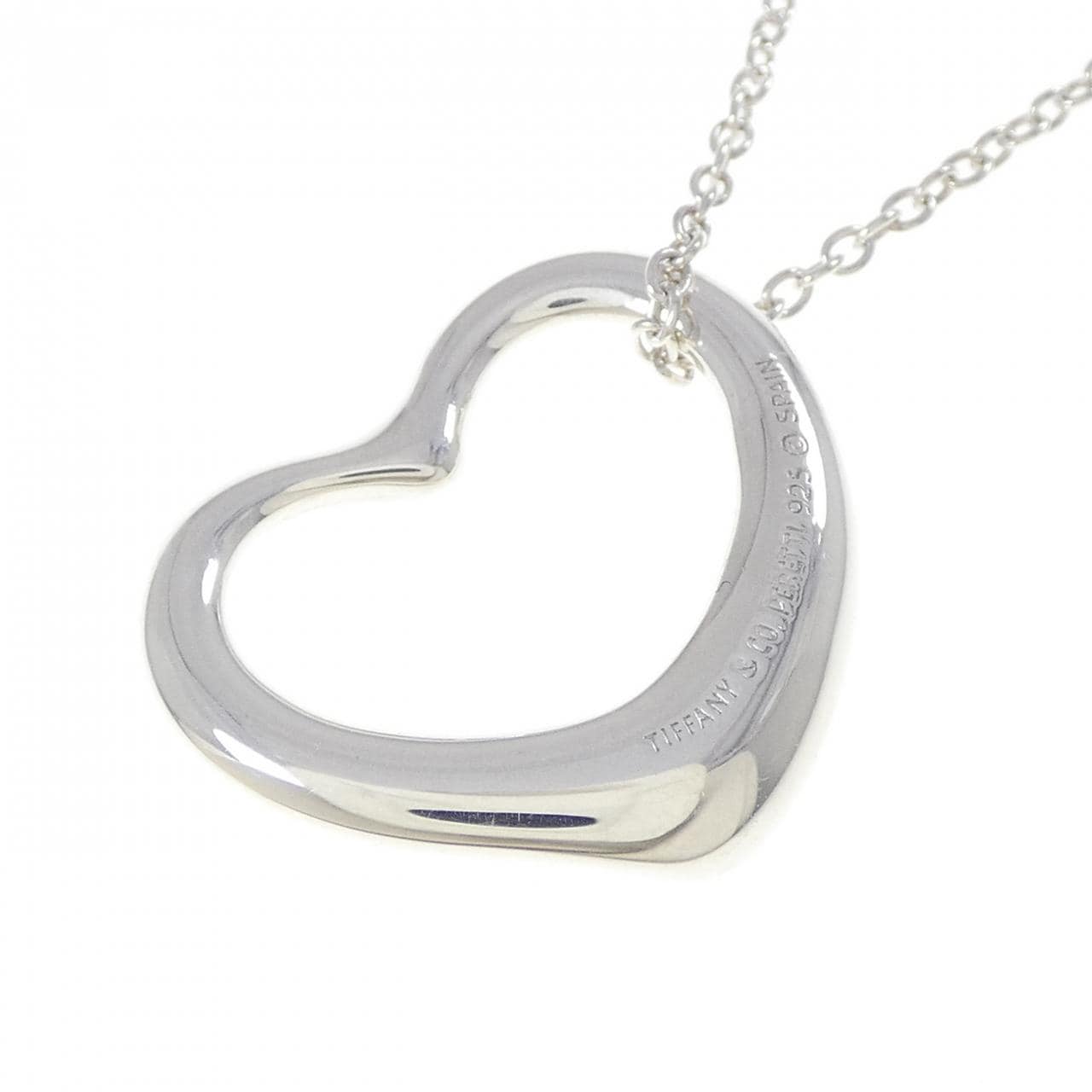 ティファニー オープンハート ネックレス