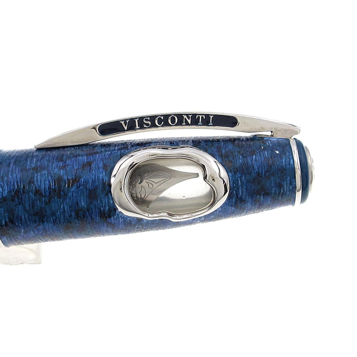 VISCONTI薩爾瓦多·達利純銀藍色 V65618 鋼筆