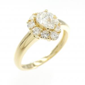K18YG ダイヤモンド リング 0.60CT