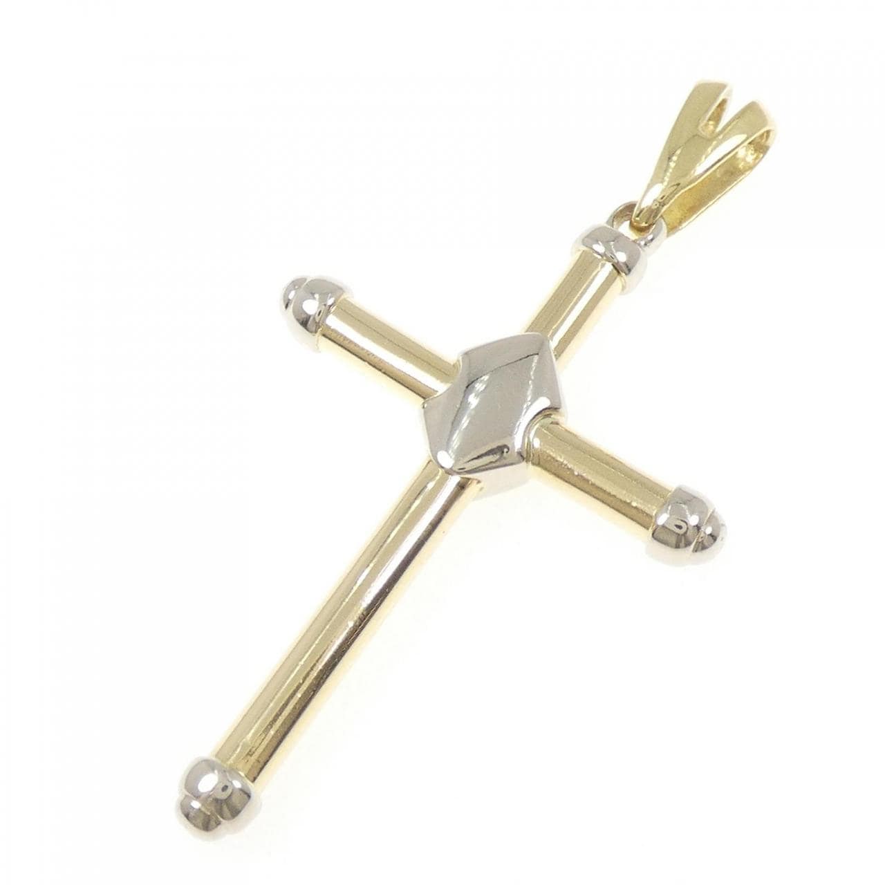 750YG/750WG クロス ペンダント