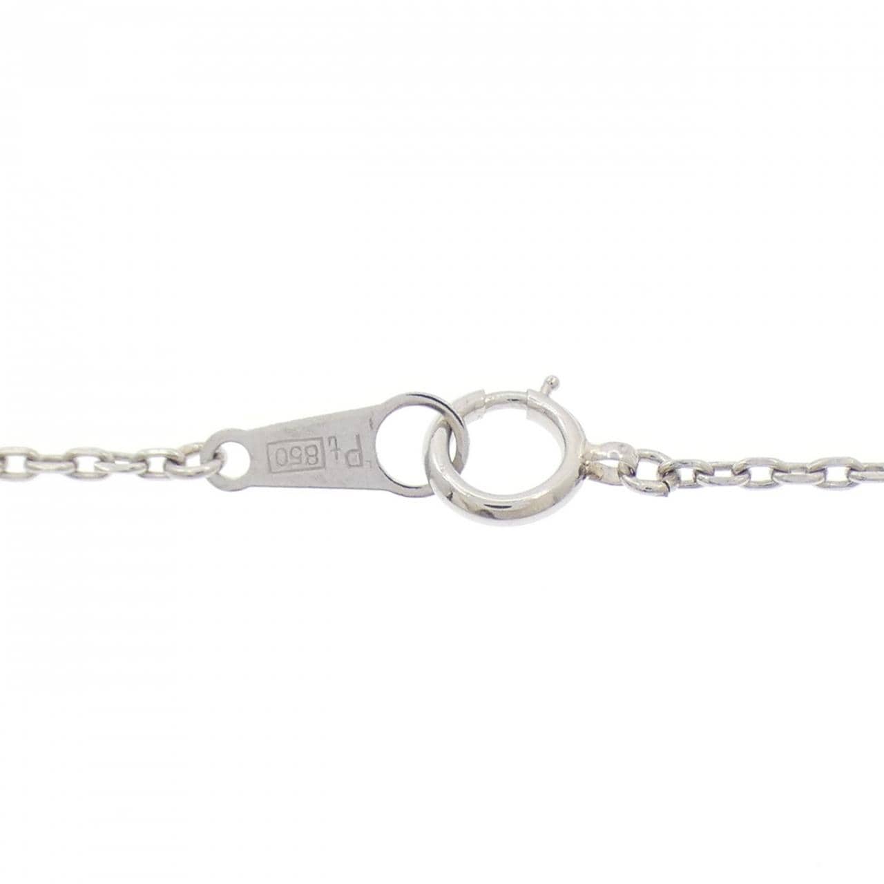 PT900/PT850 ソリティア ダイヤモンド ネックレス 0.17CT