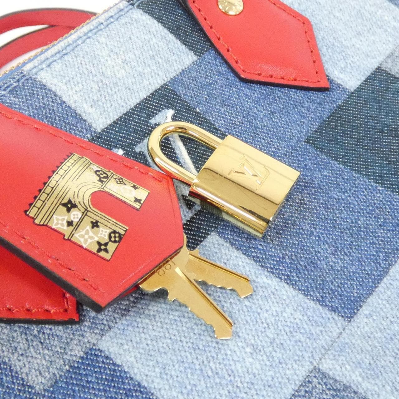 ルイヴィトン デニム モノグラム アルマBB M45042 バッグ