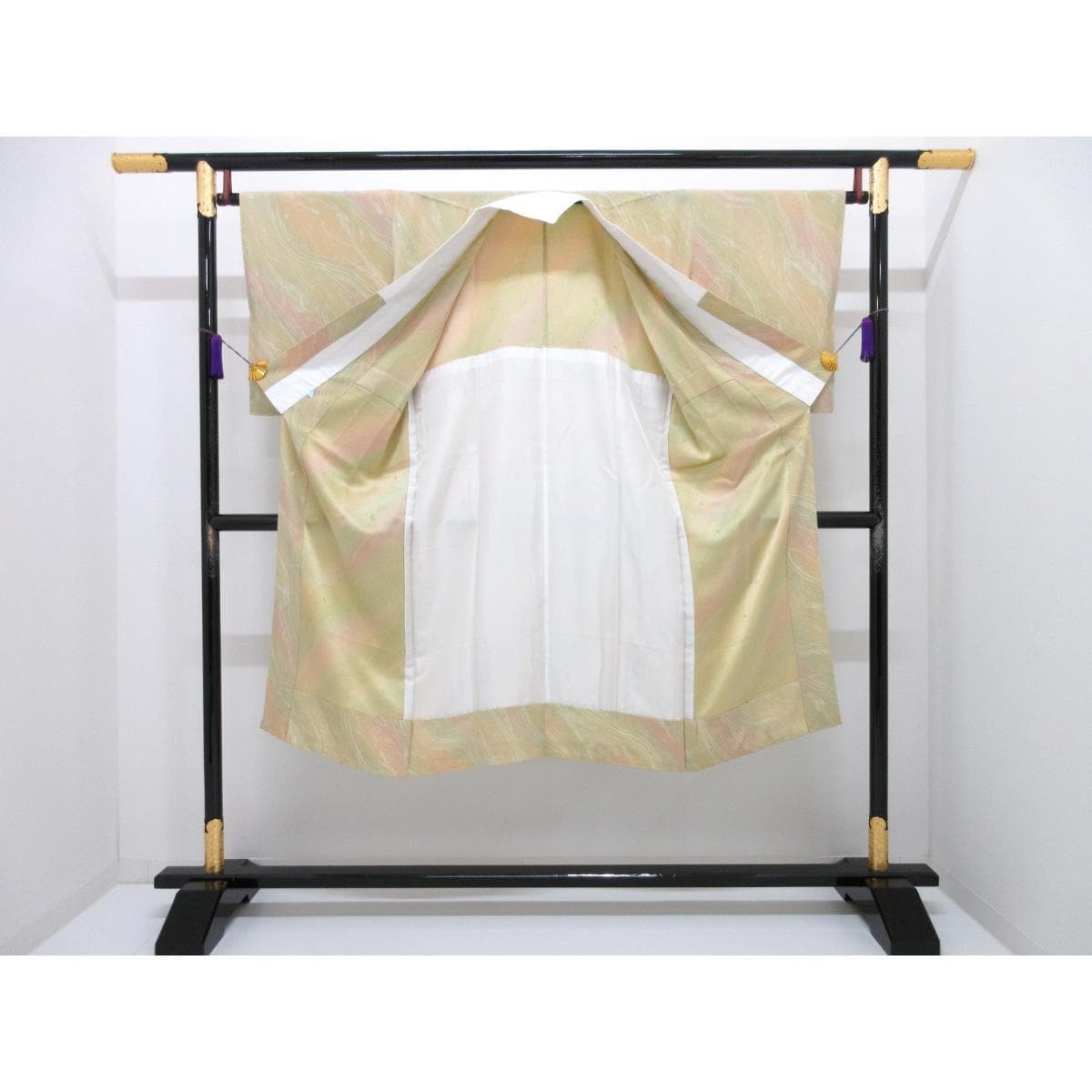 長襦袢　友禅加工ボカシ染　広衿