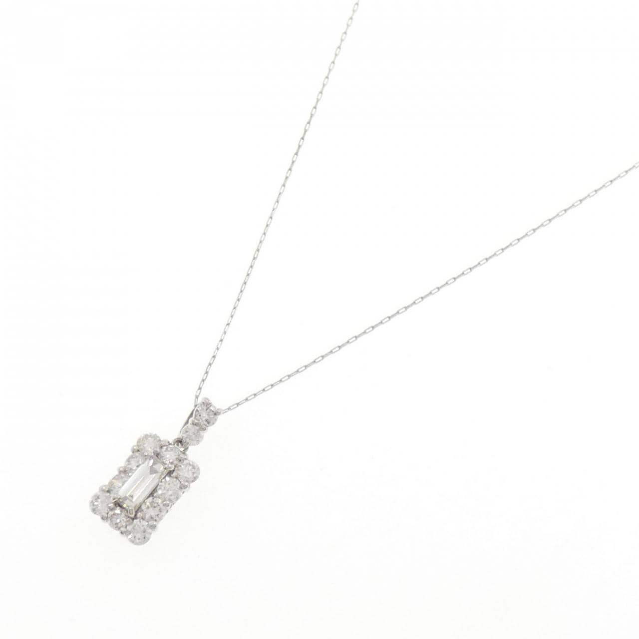 【新品】PT900/PT850 ダイヤモンド ネックレス 0.60CT