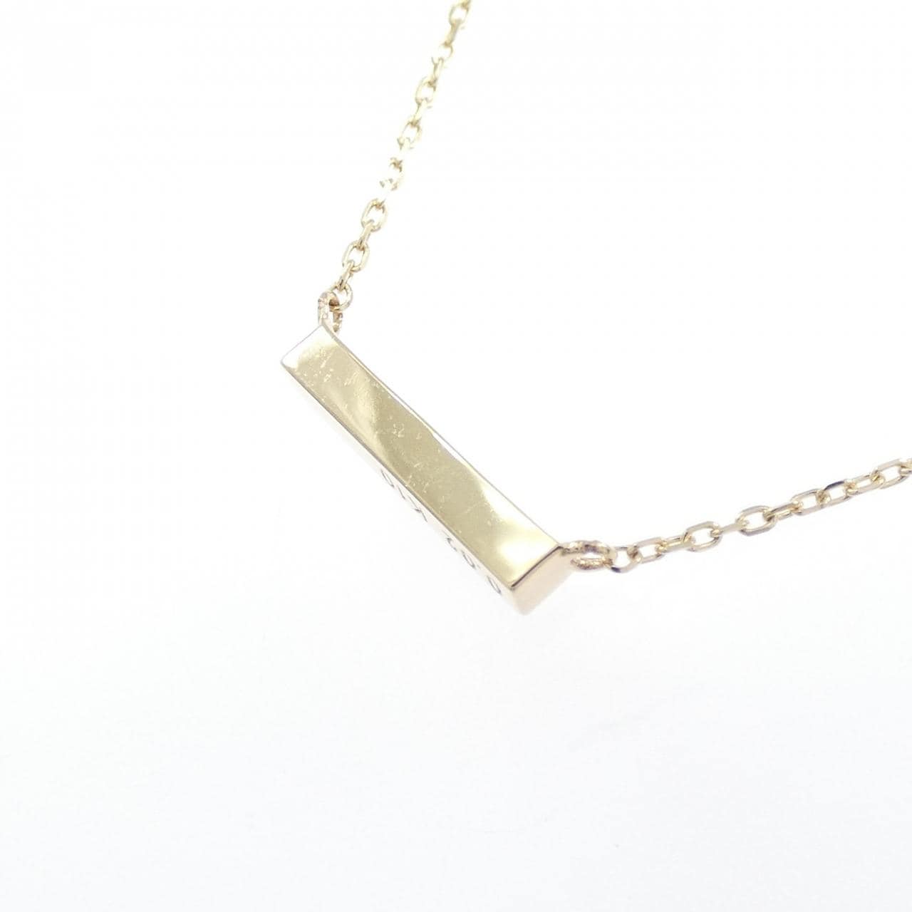 K10YG ダイヤモンド ネックレス 0.02CT