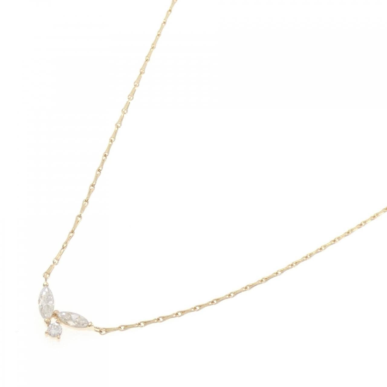 K18YG ダイヤモンド ネックレス 0.47CT