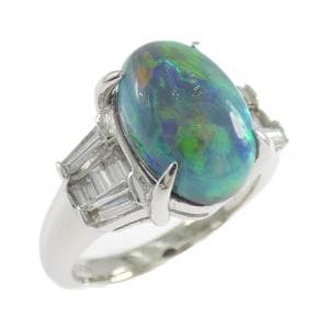 PT900 ブラックオパール リング 3.47CT