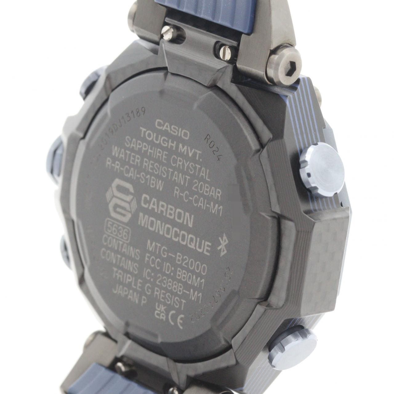 カシオ G-SHOCK･MT-G 電波時計 MTG-B2000YBD-2AJF SSxカーボン ソーラークォーツ