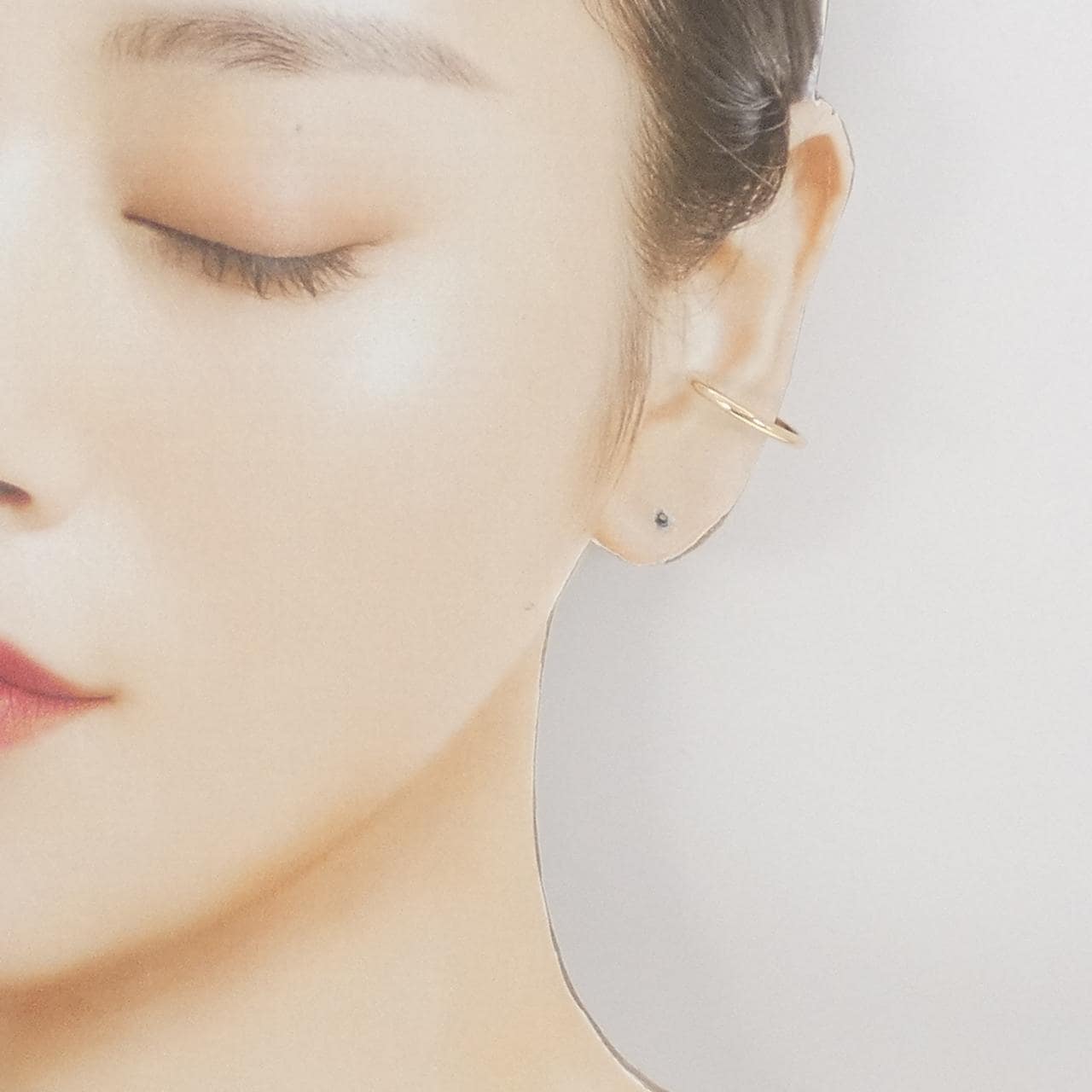 ヒロタカ フープ L イヤーカフ