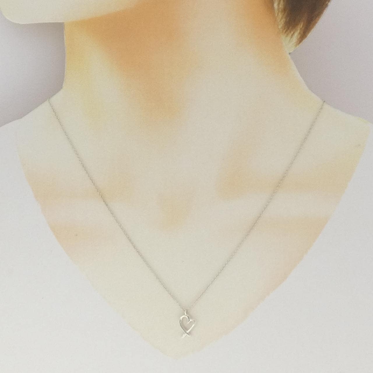 ティファニー ラビングハート ネックレス