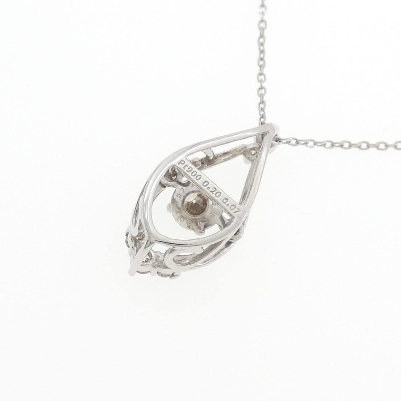 PT900/PT850 ダイヤモンド ネックレス 0.20CT