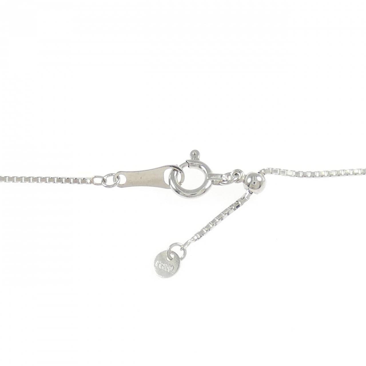 PT900/PT850 ダイヤモンド ネックレス 0.479CT I VS2 EXT H&C