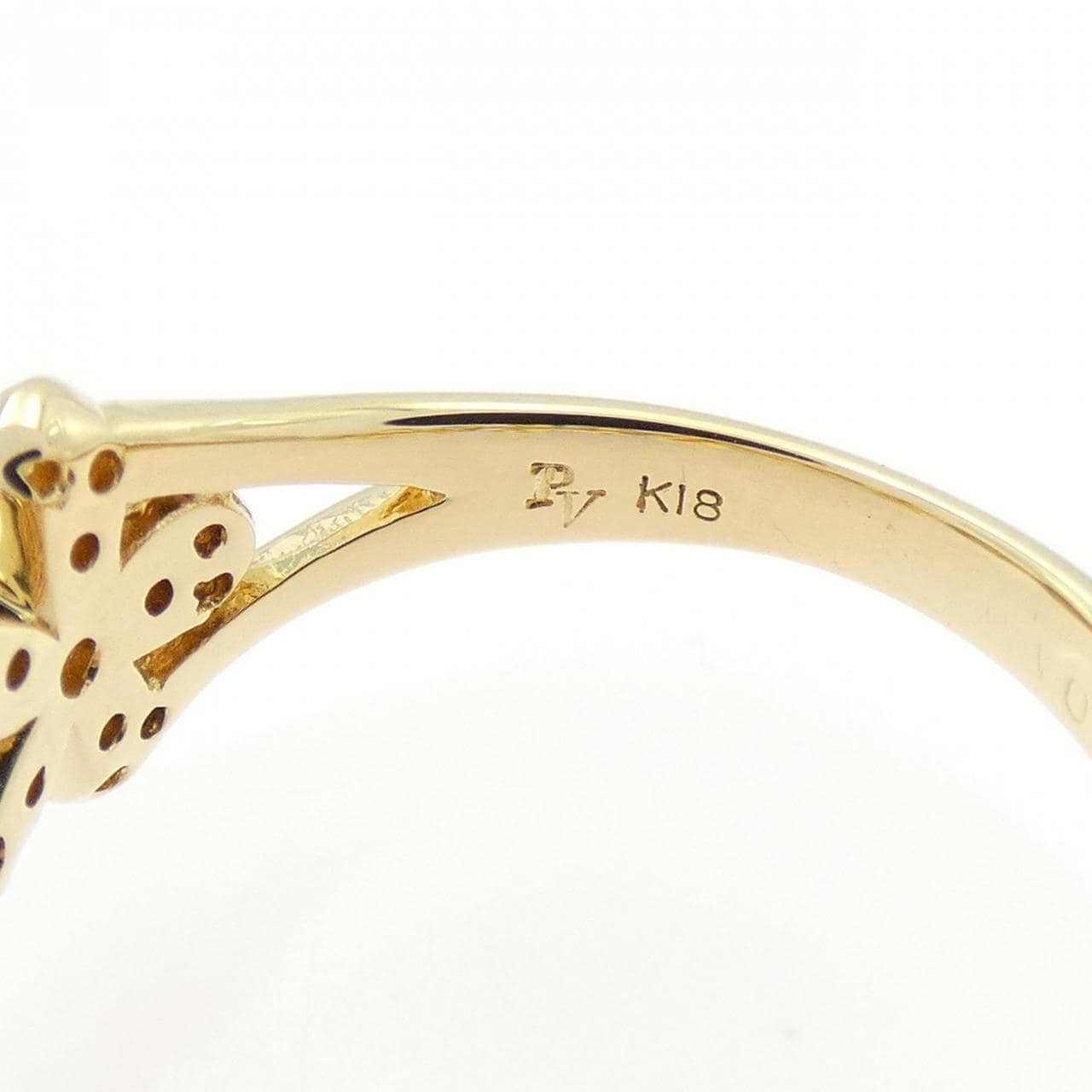 ポンテヴェキオ フラワー リング 0.73CT