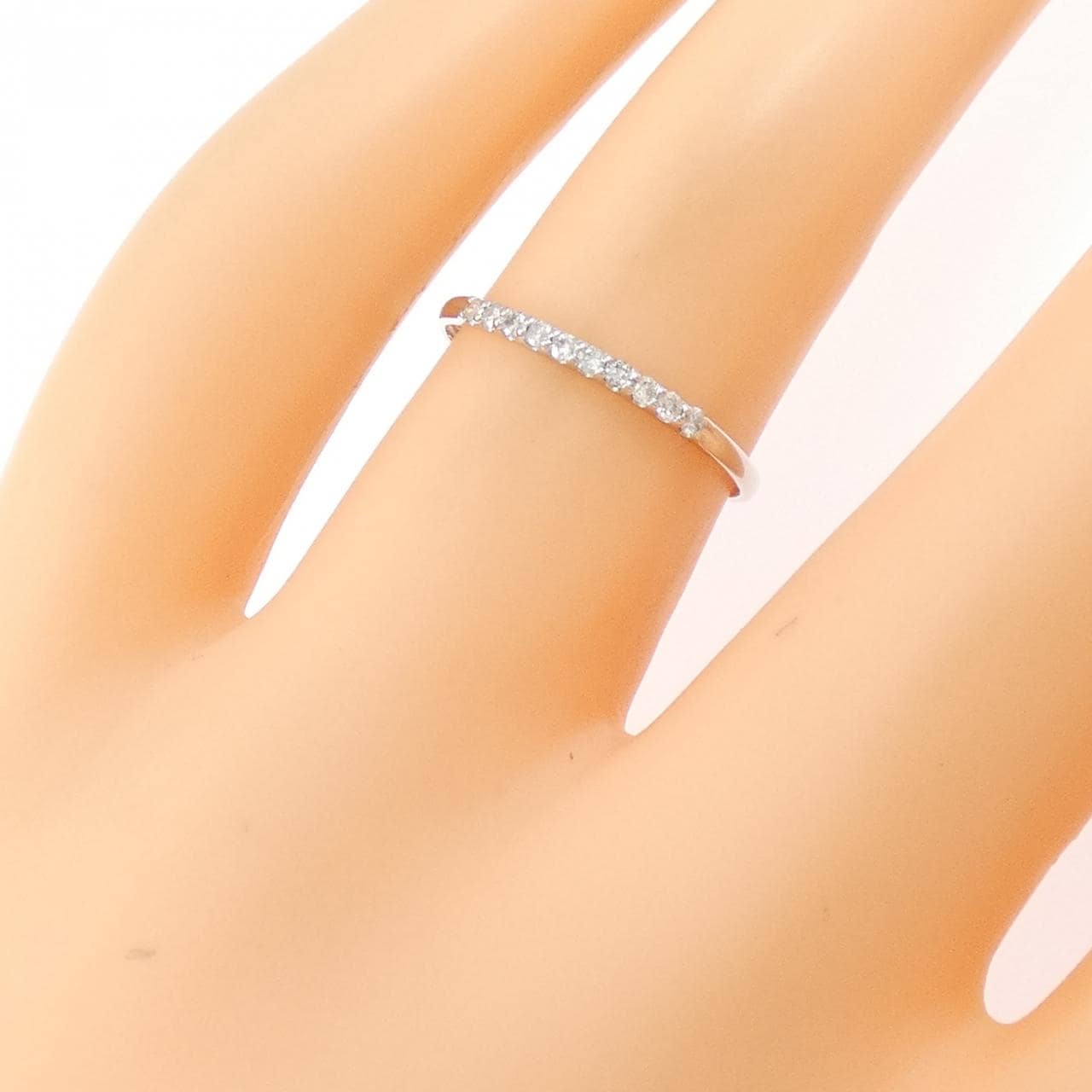 K10WG ダイヤモンド リング 0.10CT