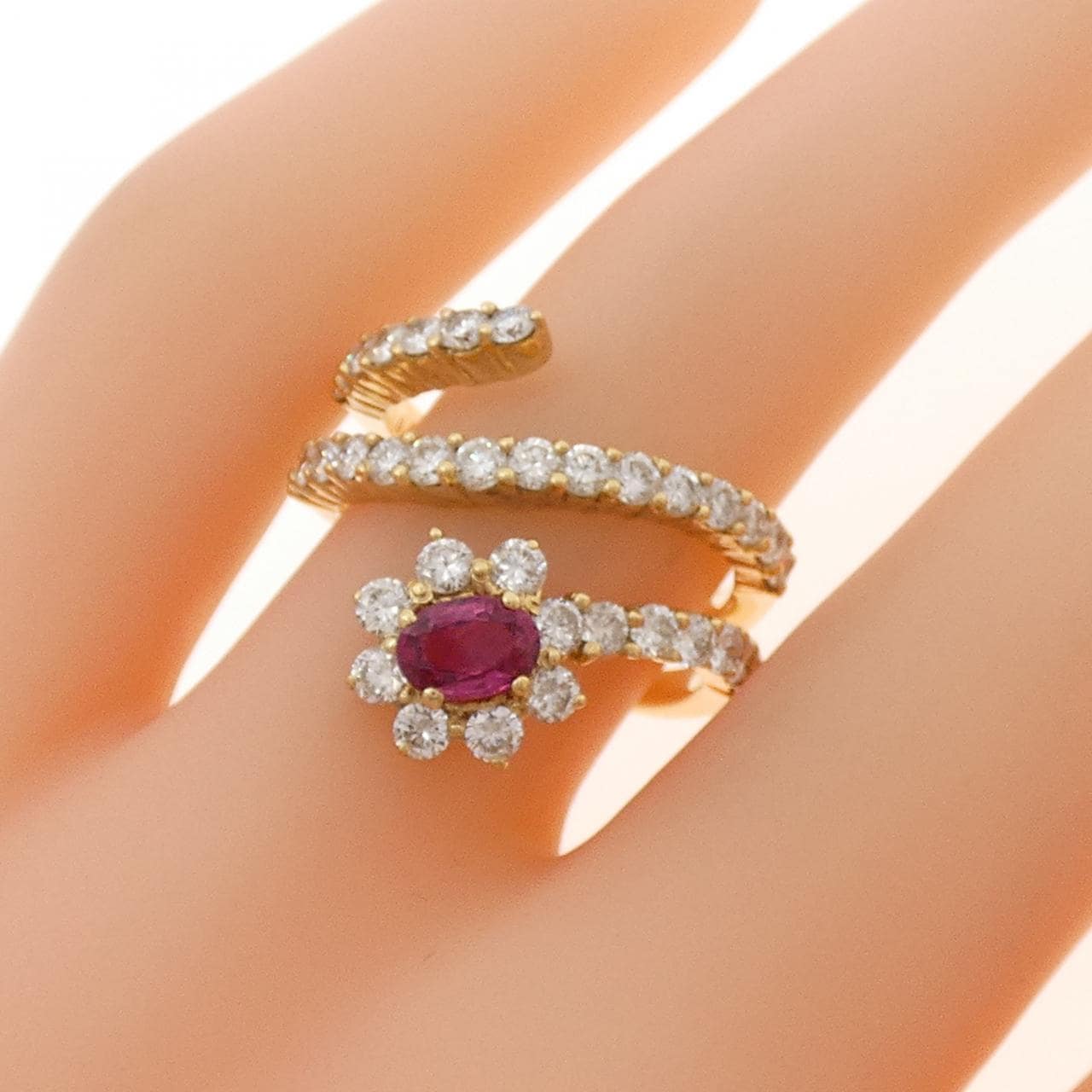 ポンテヴェキオ ルビー リング 0.436CT