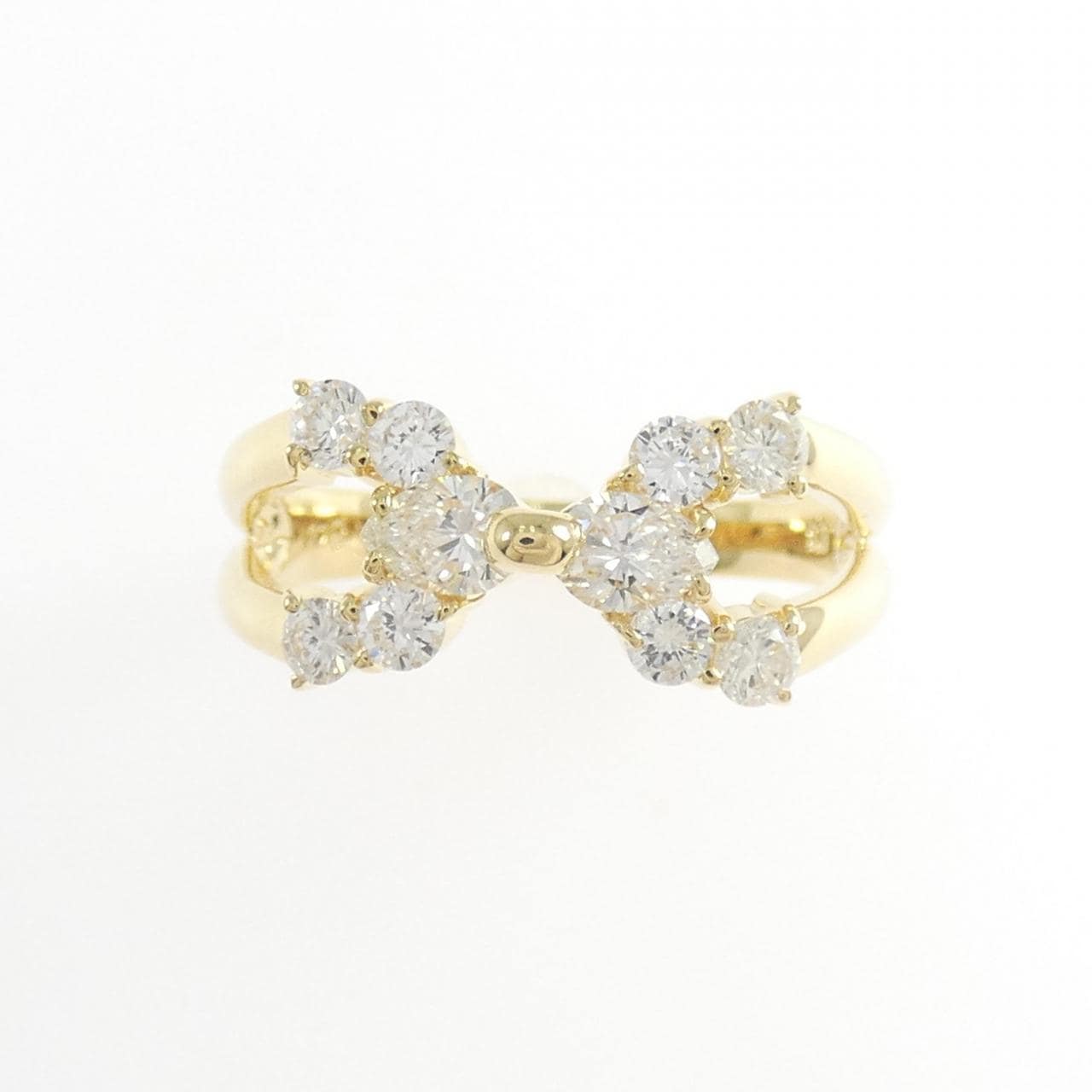 K18YG ダイヤモンド リング 0.73CT