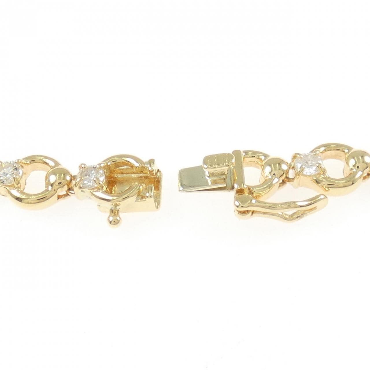 K18YG ダイヤモンド ブレスレット 1.81CT