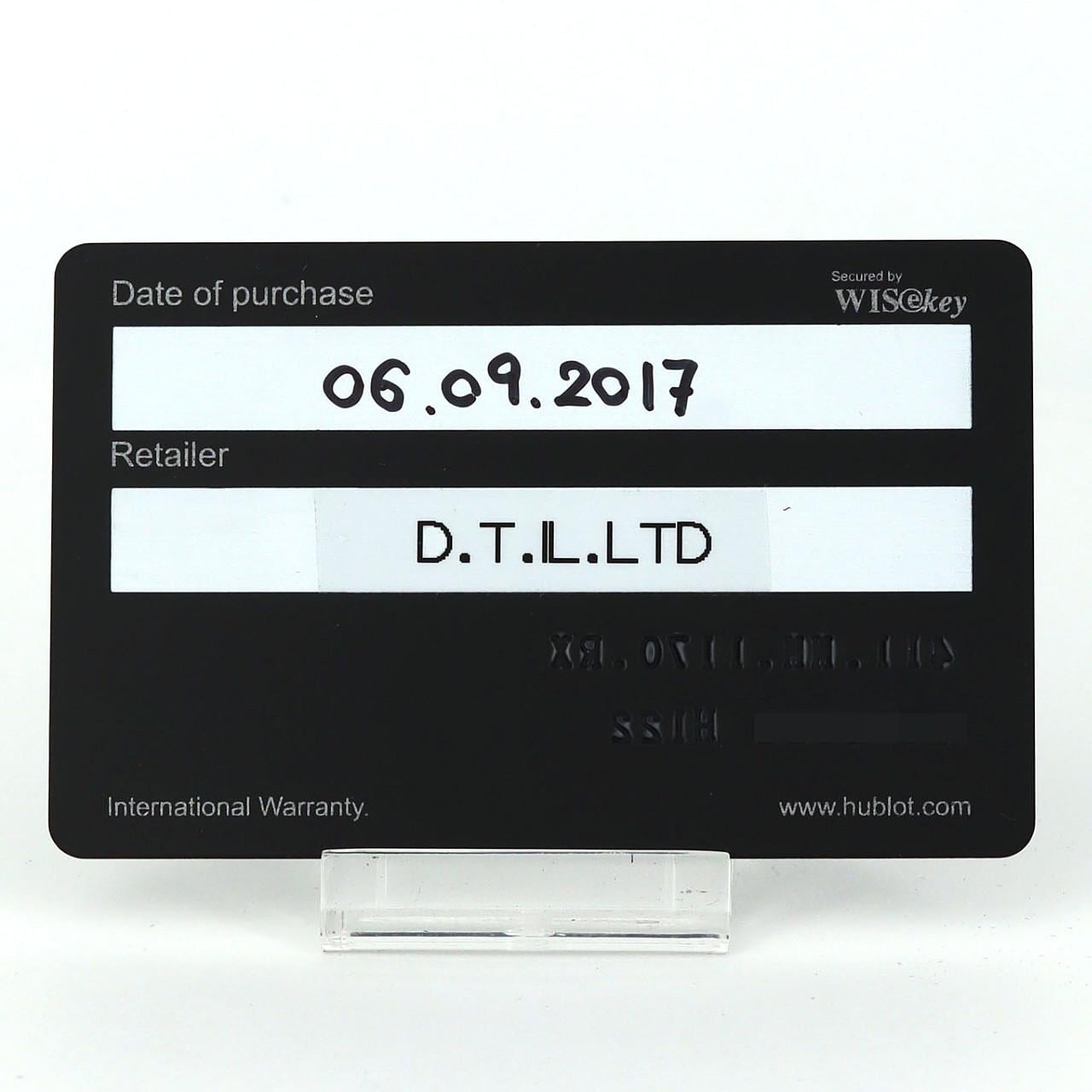 【ノーメンテナンス還元価格】ウブロ ビッグバンウニコチタニウムセラミック 411.NM.1170.RX TI 自動巻
