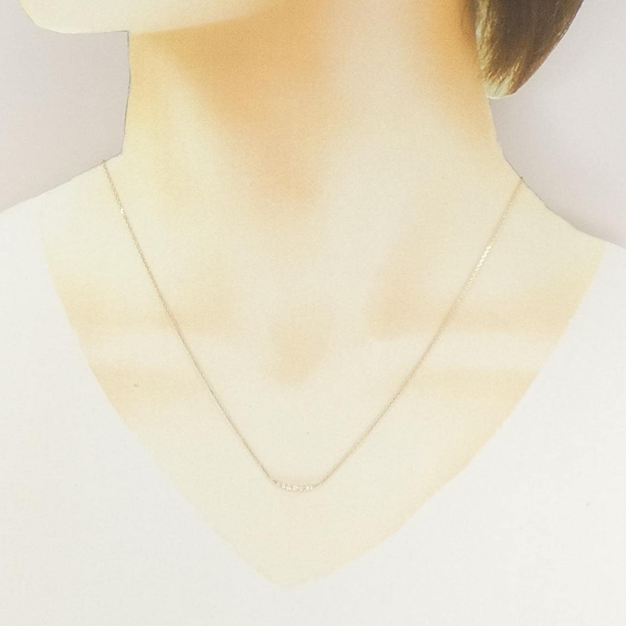 ポンテヴェキオ ダイヤモンド ネックレス 0.07CT