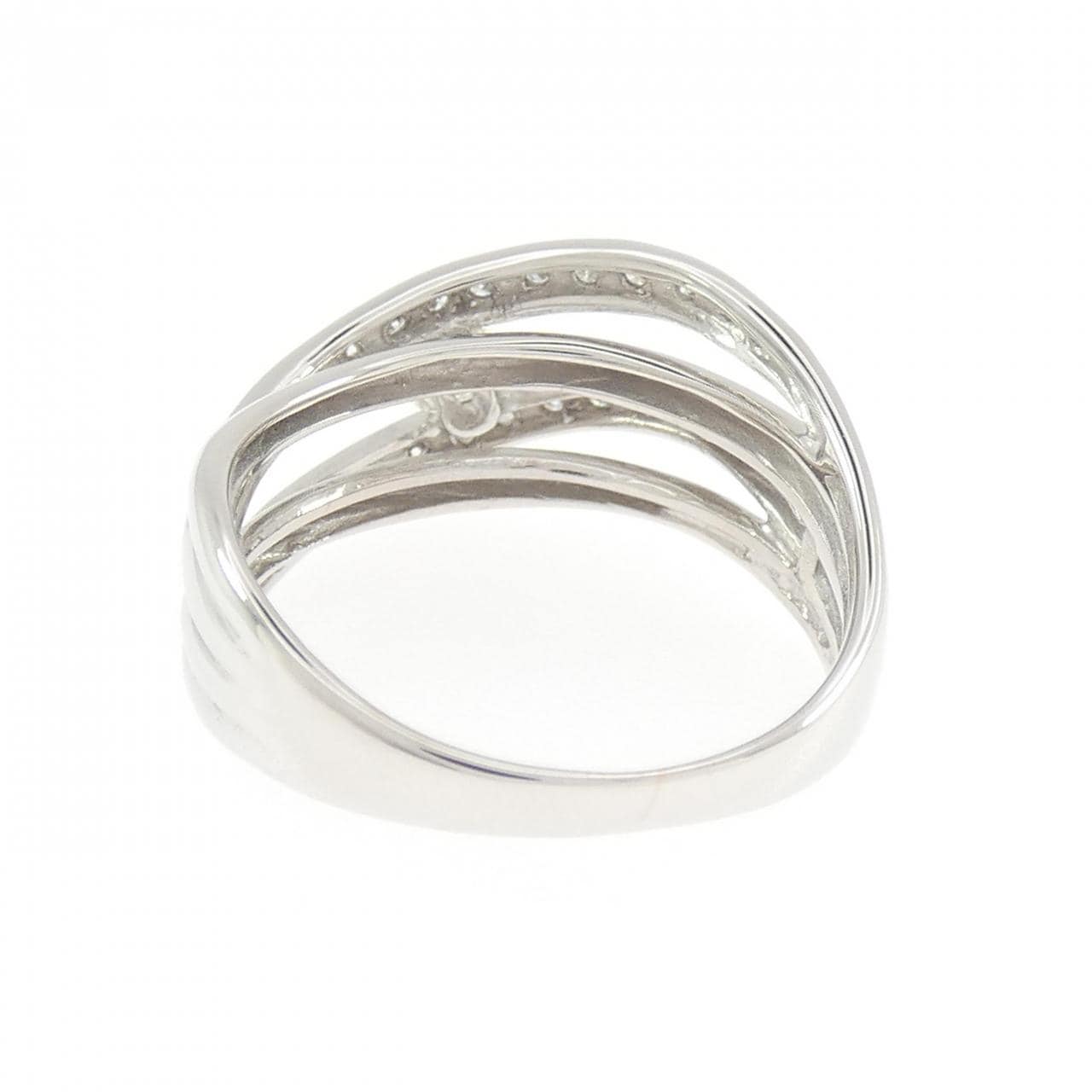 K18WG ダイヤモンド リング 0.30CT