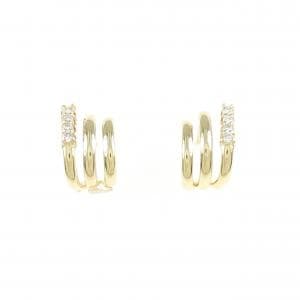 K18YG ダイヤモンド ピアス 0.14CT