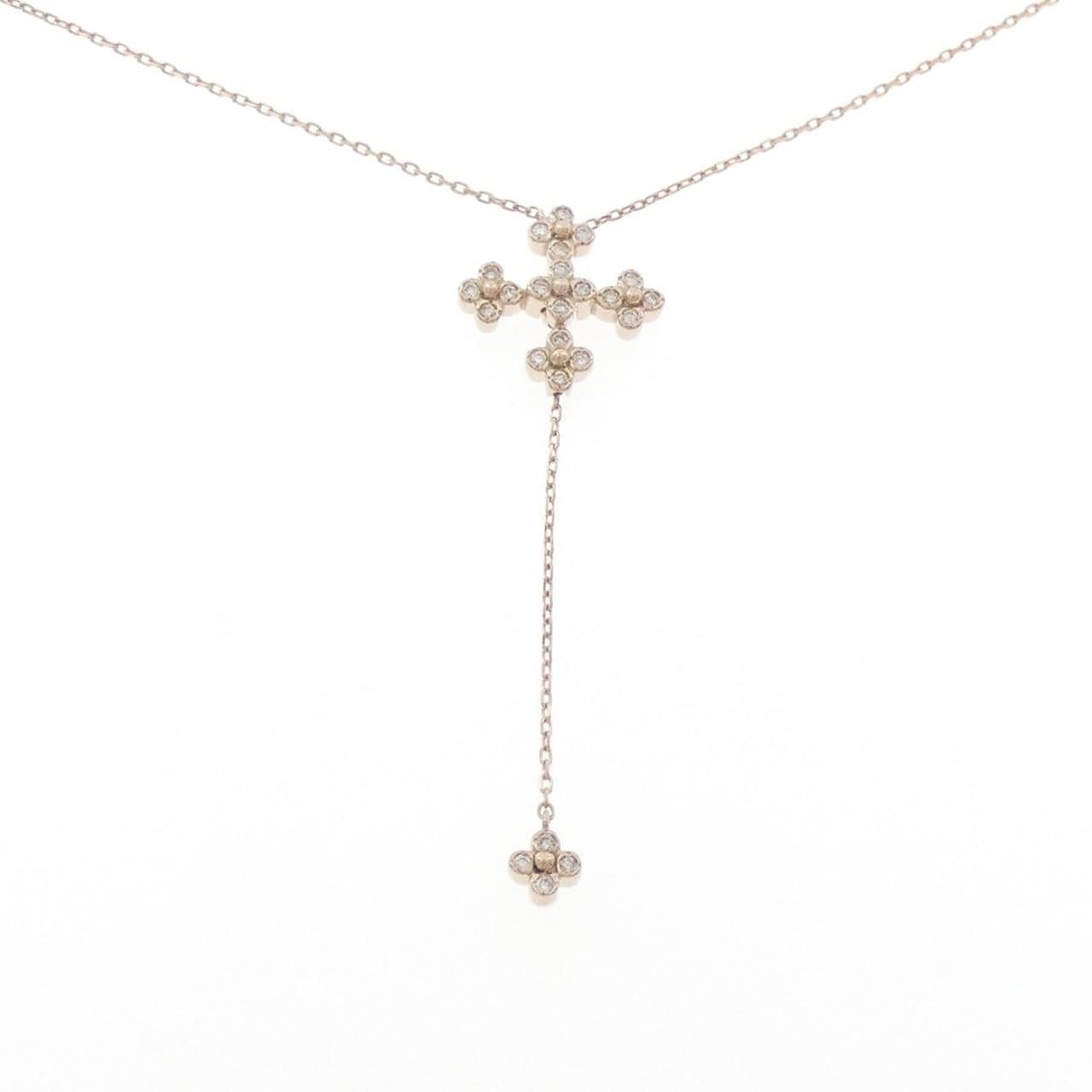 ヴァンドーム ダイヤモンド ネックレス 0.14CT