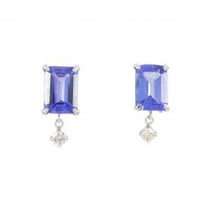 【リメイク】PT タンザナイト ピアス 1.56CT