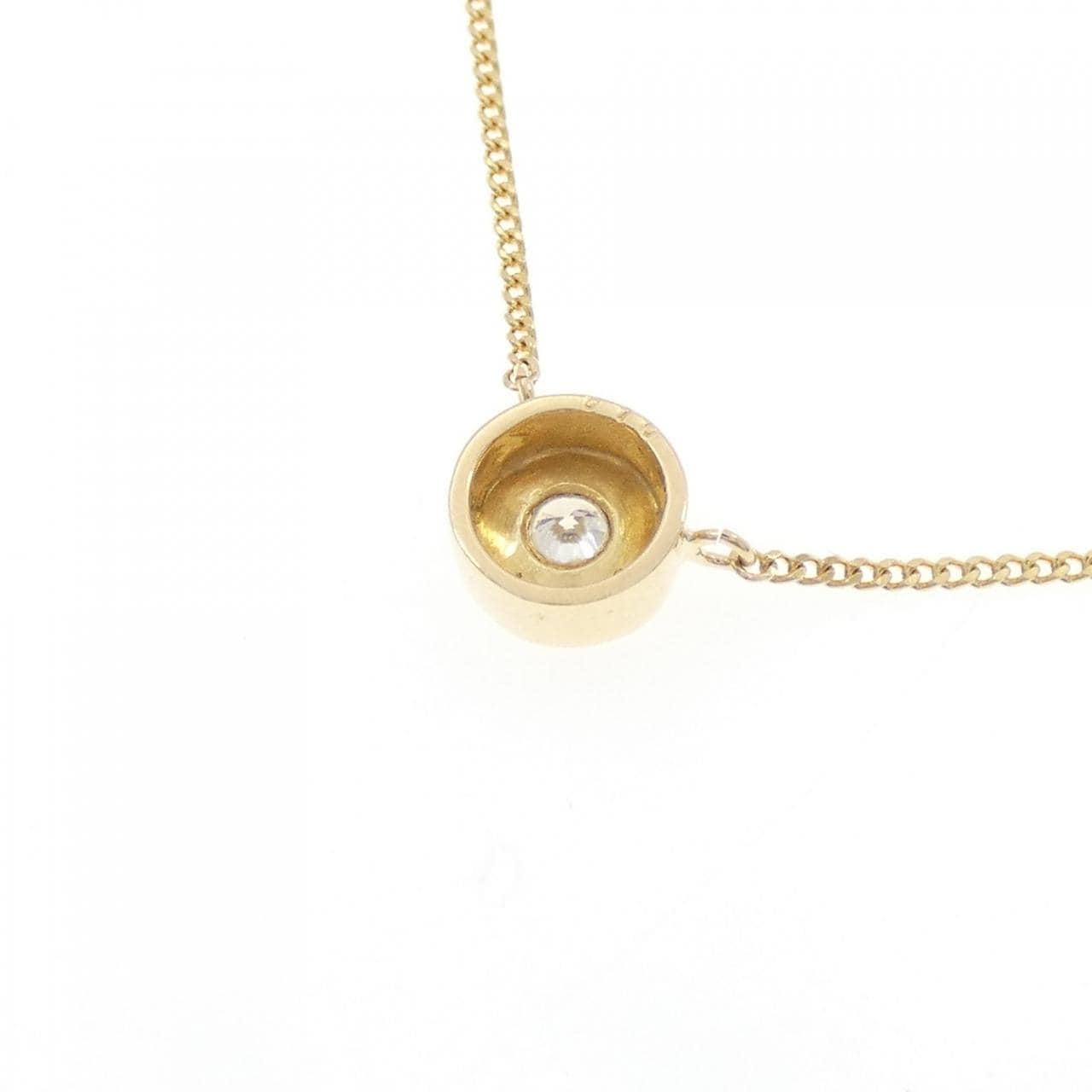 K18YG ダイヤモンド ネックレス 0.10CT
