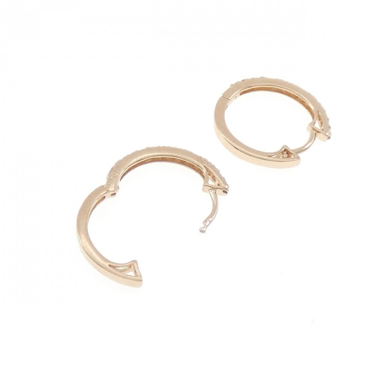 K18PG ダイヤモンド ピアス 0.30CT