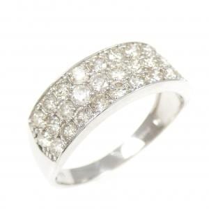 PT950 パヴェ ダイヤモンド リング 1.00CT
