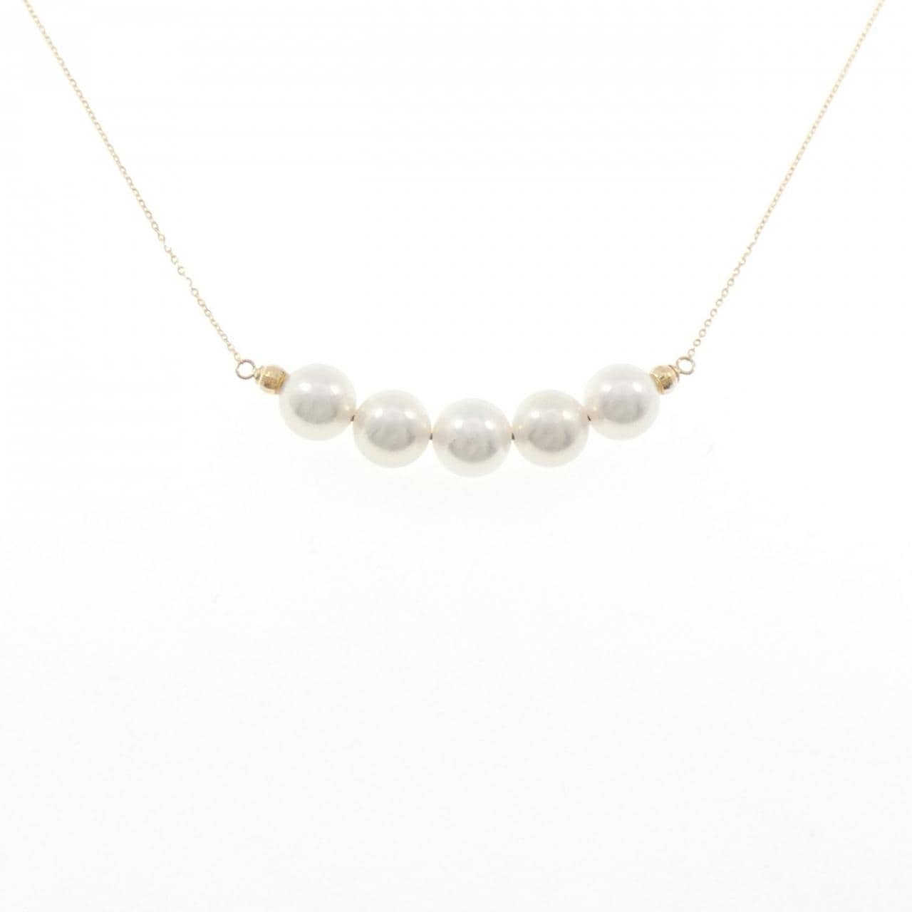 K18YG アコヤパール ネックレス