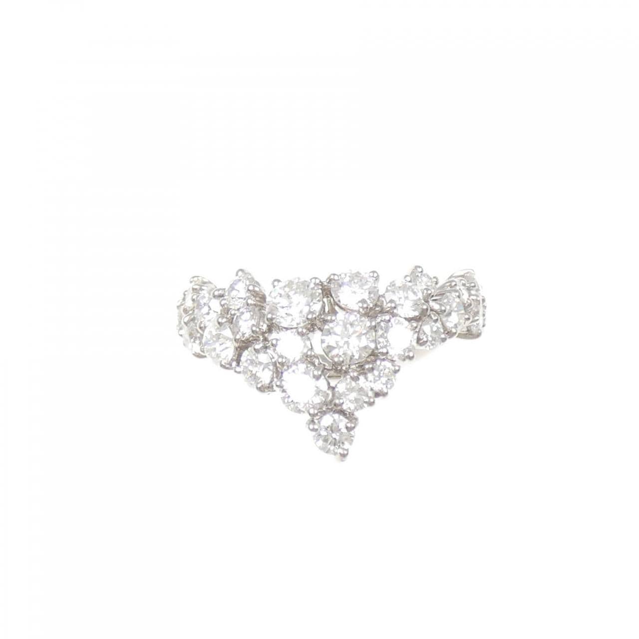 PT900 ダイヤモンド リング 1.60CT