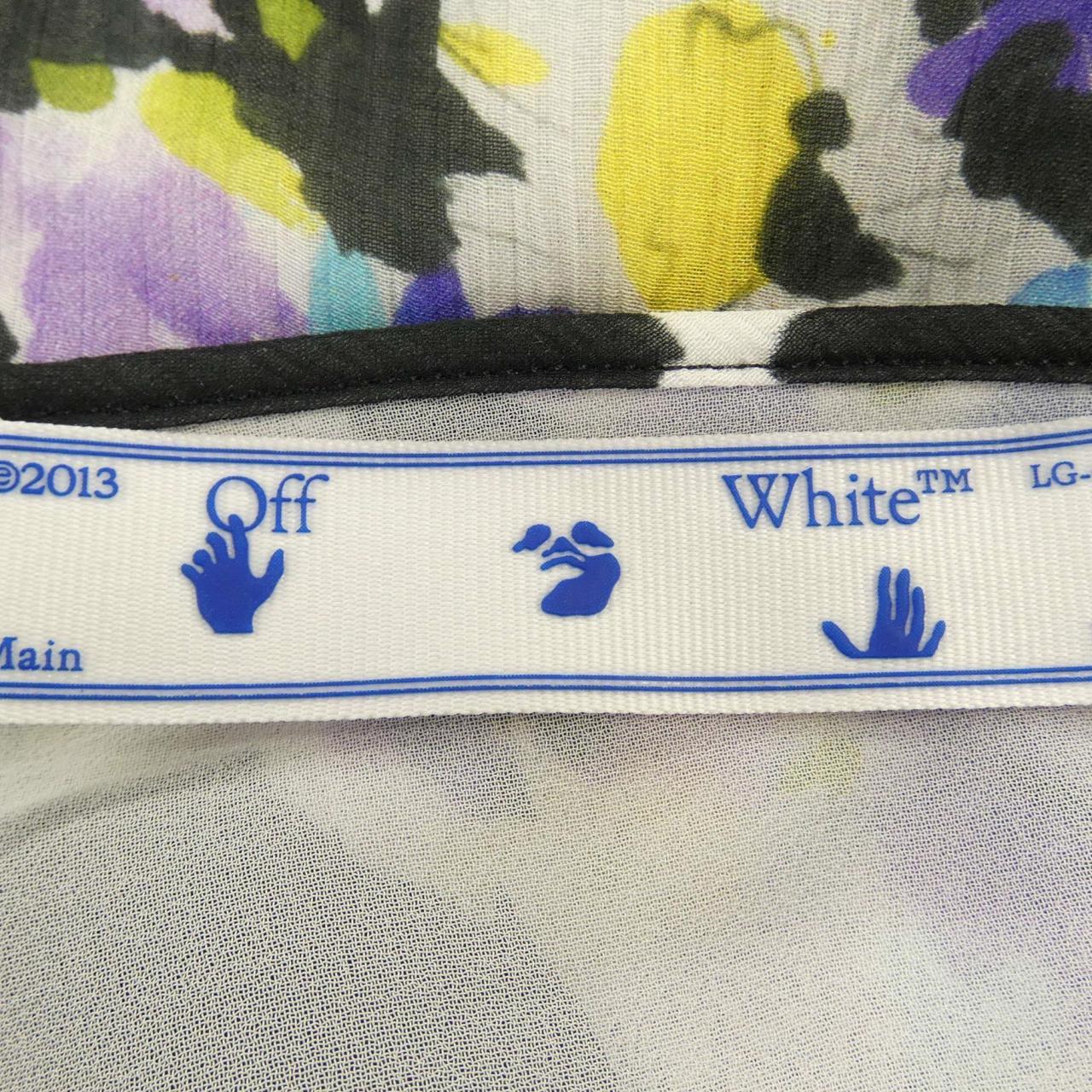 OFF-WHITE米白色连衣裙