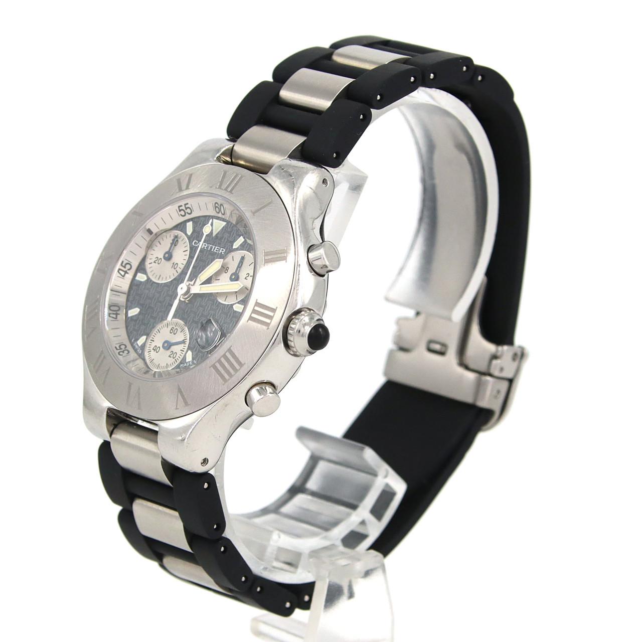 【ノーメンテナンス特価】カルティエ クロノスカフ W10125U2 SS クォーツ