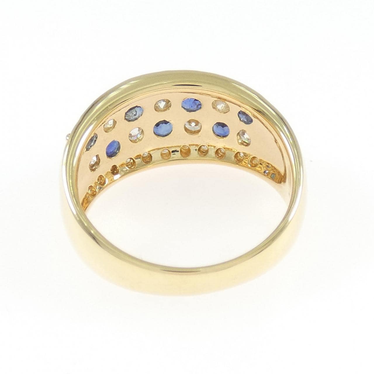 K18YG サファイヤ リング 0.93CT