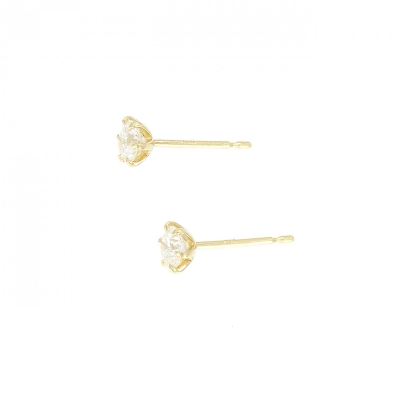 【リメイク】K18YG/ST ダイヤモンド ピアス 0.224CT 0.243CT G-H VS2 EXT